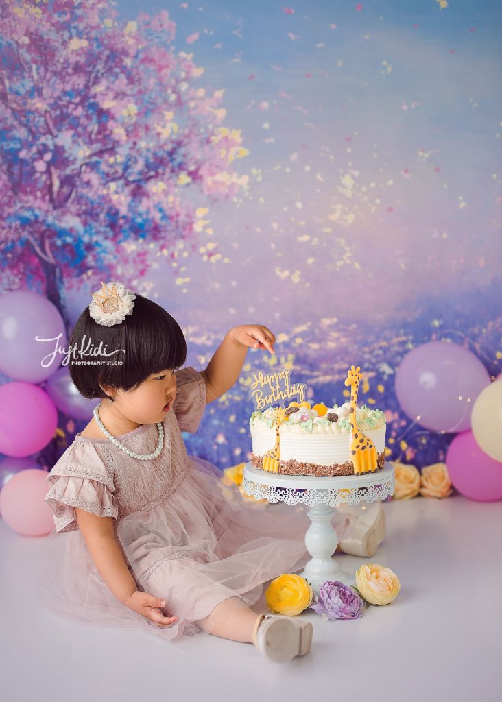 Basketball Theme Cake Smash One Year Photo Shoot with Jade Family -  JustKidi Photography Studio